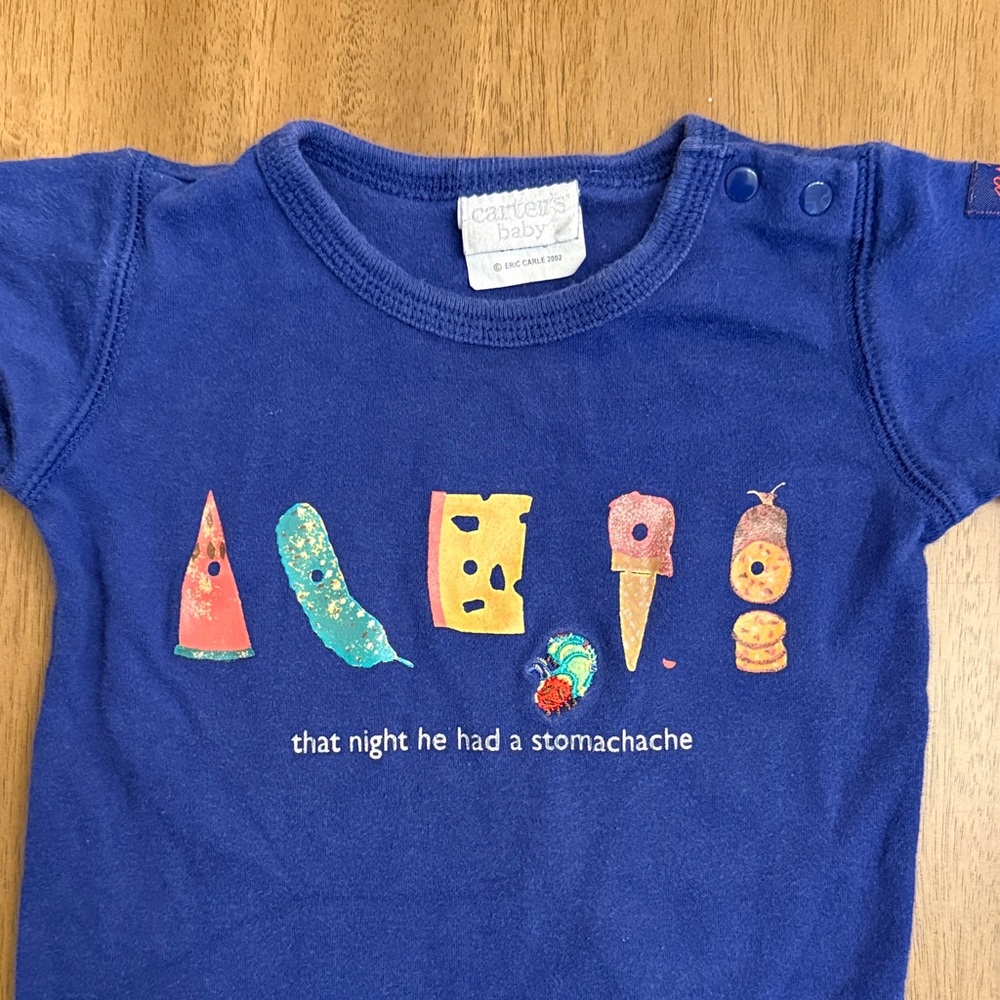 Vintage Carter's x Eric Carle Hungry Caterpillar